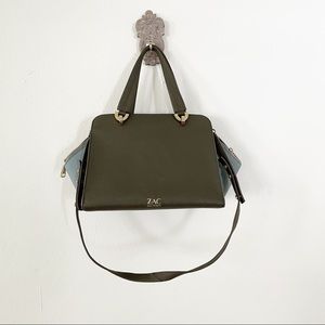 Zac Posen Eartha Leather Color Block Satchel